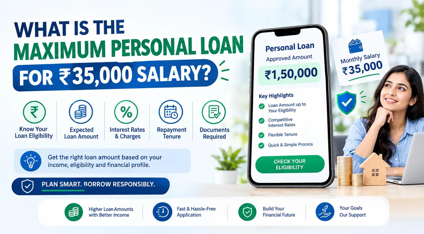 How Much Personal Loan Can You Get on ₹35,000 Salary?