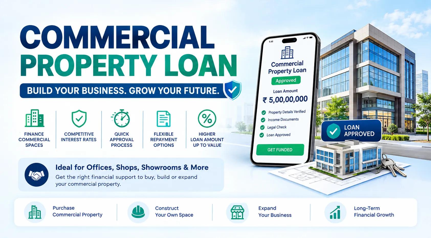 Top 10 Benefits of Taking a Commercial Property Loan